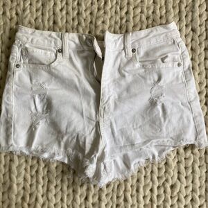 American Eagle Super Stretch White Shorts